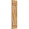 Ekena Millwork Joined Board-n-Batten Shutters w/Z-Bar, Rough Sawn Western Red Cedar, 10 3/4W x 40H, PR RBJ06Z11X040RWR - alternate 5